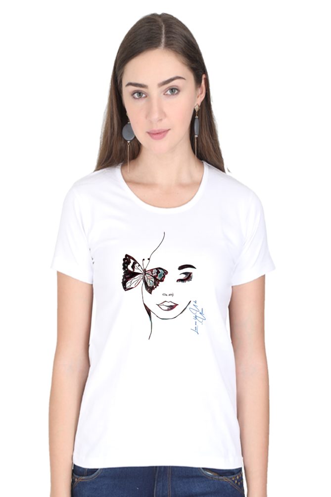 Female Round Neck Half Sleeve Classic