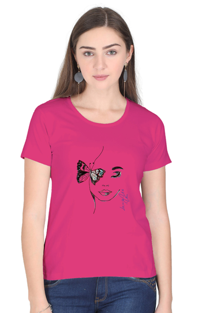 Female Round Neck Half Sleeve Classic