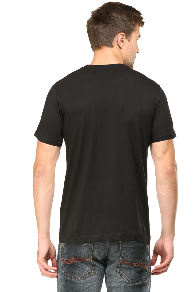 Male V-neck Half Sleeve