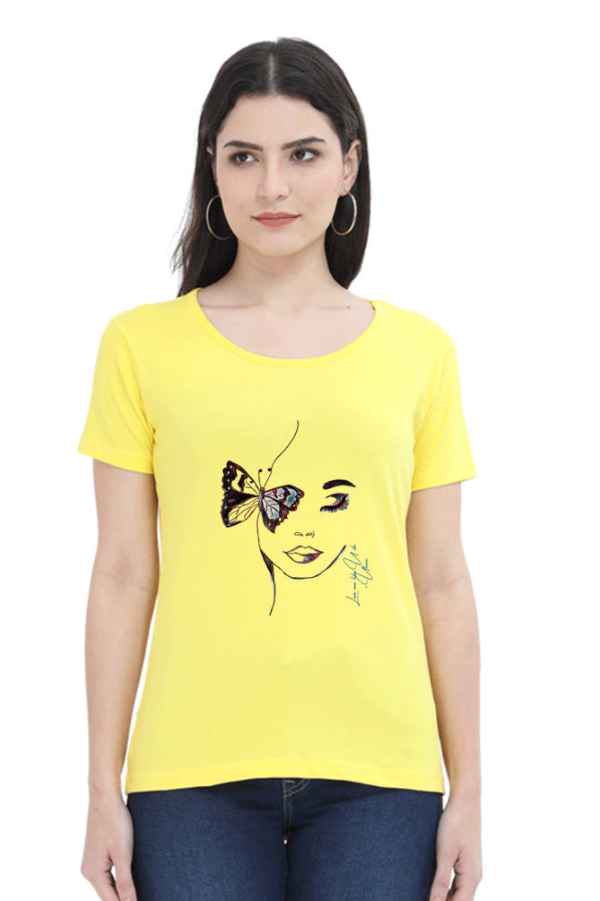 Female Round Neck Half Sleeve Classic