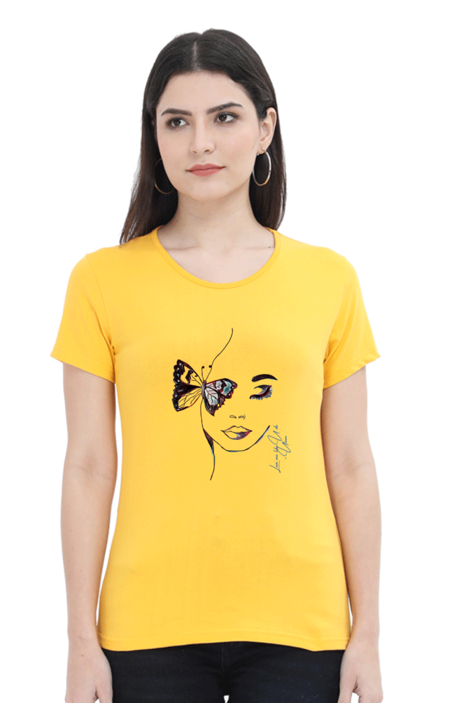 Female Round Neck Half Sleeve Classic