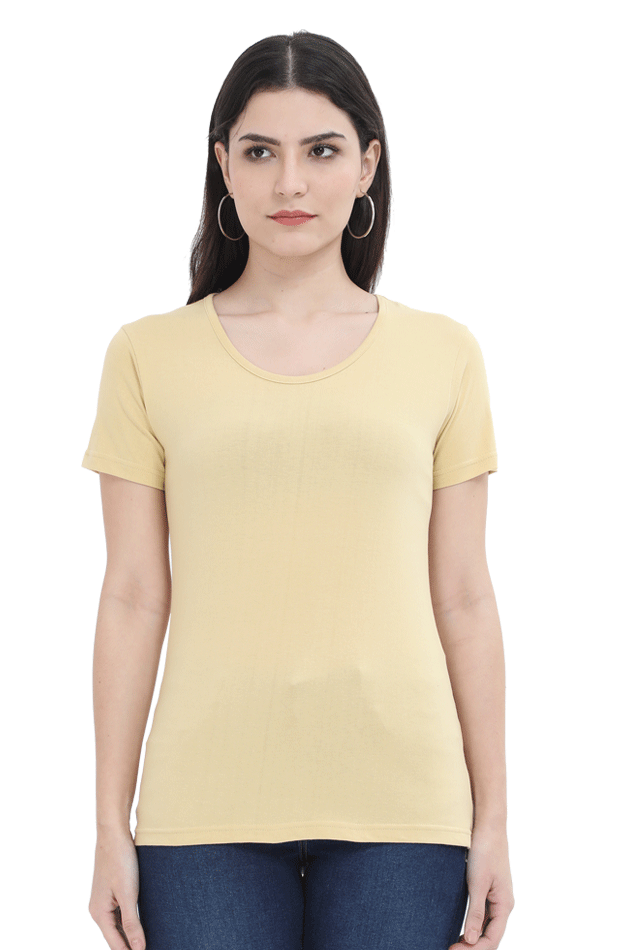 Female Round Neck Half Sleeve Classic
