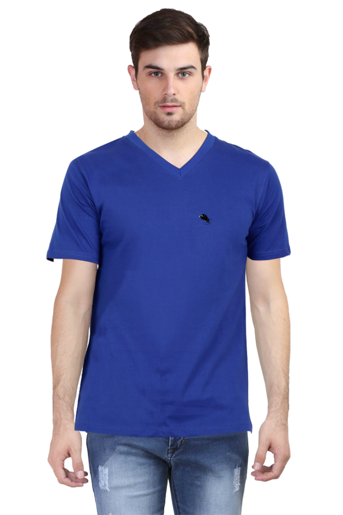 Male V-neck Half Sleeve