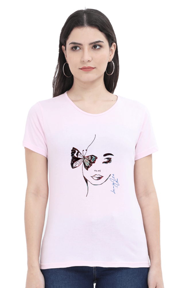 Female Round Neck Half Sleeve Classic