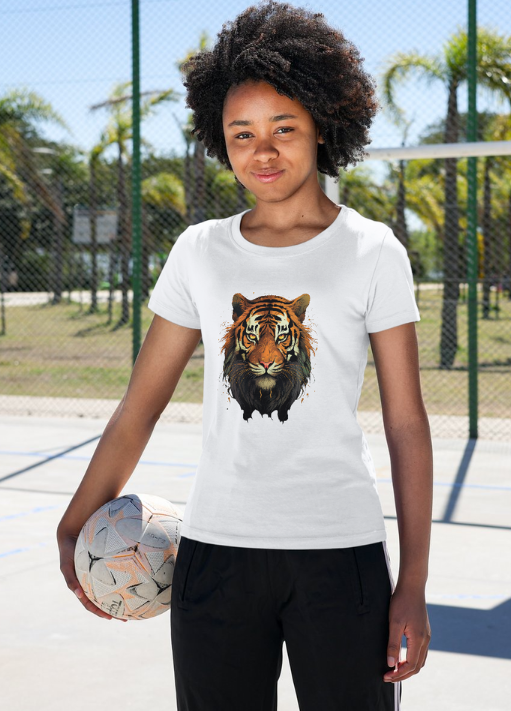 Boy's Tiger Crew Neck T-Shirt